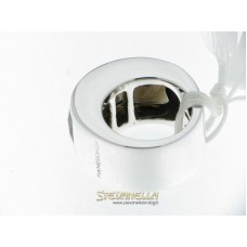 PIANEGONDA anello argento e quarzi fumè referenza AA010535 mis.16 new